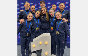 L'OAJLP Trampoline Gymnastique Acrobatique Champion de France par équipe 2024