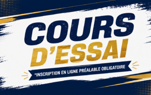 COURS D'ESSAI (réservation obligatoire)