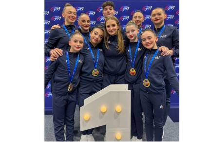 L'OAJLP Trampoline Gymnastique Acrobatique Champion de France par équipe 2024